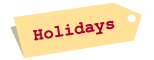 HOLIDAYS