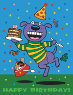Birthday dog