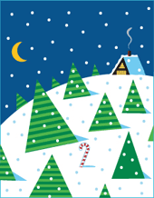 Snowy mountain